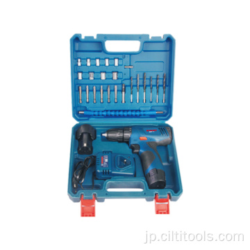 24PCS 12Vコードレスドリルセット